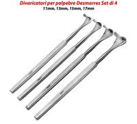 Divaricatore Chirurgico Palpebrale Desmarres 11 13 15 17mm Oculista Oftalmologia