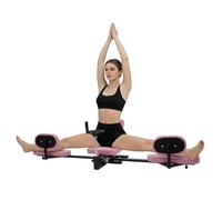 Divaricatore per gambe e spagate, allungamento delle gambe facilmente regolabile da 0 a 210°, con cuscino e ginocchiere, pieghevole, portata fino a 100 kg, cyclette per danza, yoga, fitness