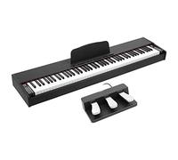 Divarte DP45 pianoforte digitale 88 tasti, hammer action con lettore USB-MP3 - compatto e trasportabile - ideale per principianti, hobbisti, pianisti confermati - nero