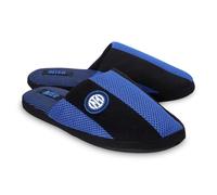 DIVASPORT Pantofole/Ciabatte Nere Azzurre in Gabardine F.C. Inter - Prodotto Ufficiale (39/40)