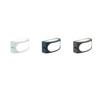 DIVE APPLIQUE DA ESTERNO IP54 MODERNA IN ALLUMINIO BIANCO ANTRACITE O MARRONE DI SOVIL