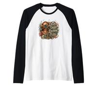 Dive Deep Dream Big - Casco subacqueo Vintage Nautico Maglia con Maniche Raglan