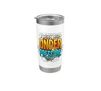 Dive Flag I Work Well Under Pressure Divertente Diving Bicchiere termico in acciaio inox doppia parete