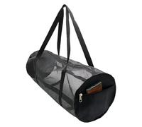Dive Gear Bag, Mesh Snorkel Equipment Duffle, Breathable Quick Dry Material, Drawstring and Shoulder Straps, Foldable Carrier for Beach, Pool, Scuba, Travel, Sports, 70x28x28cm