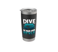 Dive In Your Own Style Funny Scuba Dive Diver Diving Bicchiere termico in acciaio inox doppia parete