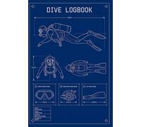 Dive Logbook: Professional SCUBA Diving Journal | 100+ Dive Logs | Equipment, Conditions & Certification Tracker | Blueprint Design Edition