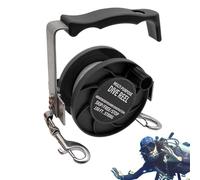 Dive Reel - 290FT Adjustable Nylon Puller Ergonomic | Multipurpose Dive Reel | Technical Diving Guide Rope Buoy Rope Deployer For Snorkeling Spearfishing Boat Outdoor Beach Underwater Women Men