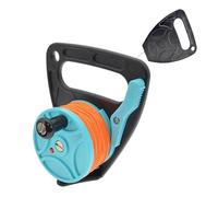 Dive Reel, Compact Dive Reel Kayak Reel, High Visibility Retractable Cord Diving Finger Spool 150ft for Safety Underwater Diving, Snorkeling, Kayaking, Marine Adventures