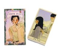 Dive To You Tarot Deck English Edition, set di previsione Oracle da 78 carte per letture intuitive e gioco da tavolo, tarocchi spirituali per riunioni di amici, auto-riflessione e regalo per uomini e