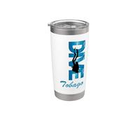 Dive Tobago Isole dei Caraibi Scuba Diving Trip Diver Tee Bicchiere termico in acciaio inox doppia parete