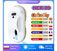 DIVEDEER Lavavetri per uso domestico, completamente automatico, con getto d'acqua singolo, robot lavavetri con telecomando Single water spray