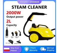 DIVEDEER Pulitore a vapore 2000W Multifunzionale Sterilizzazione e disinfezione ad alta temperatura Cucina per interni auto