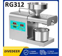 DIVEDEER RG312 Pressa per olio intelligente domestica Display digitale Controllo della temperatura Friggitrice per olio in acciaio inossidabile