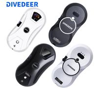 DIVEDEER Robot di pulizia intelligente domestico con funzione automatica di spruzzatura d'acqua, macchina per la pulizia dei vetri magnetica antigoccia