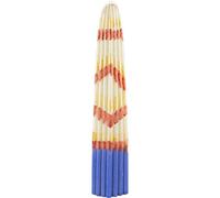Diveevo Gerusalemme candele di cera d'api, set da 33 pezzi, candele rituali bianche, lunghezza: 24 cm, diametro: 50 mm, senza gocciolamento e fumo, consacrate dal fuoco sacro a Gerusalemme, ideali per