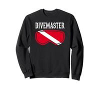 Divemaster Ara Diving Istruttore Immersione Bandiera Stile Attrezzatura Felpa