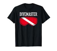 Divemaster Ara Diving Istruttore Immersione Bandiera Stile Attrezzatura Maglietta