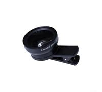 Diventa creativo con il kit macro 15X e obiettivo grandangolare 0 45X per il tuo smartphone (nero)