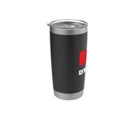 Diventa rosso per la dislessia | Dislessico ADHD | Consapevolezza della dislessia Bicchiere termico in acciaio inox doppia parete