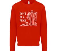 Diventa Un Prick Divertente Offensivo Cactus Slogan Uomo Felpa Maglione