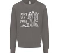 Diventa Un Prick Divertente Offensivo Cactus Slogan Uomo Felpa Maglione