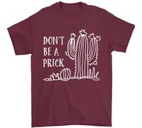 Diventa Un Prick Divertente Offensivo Maglietta Uomo Con Slogan 100% Cotone