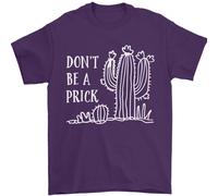 Diventa Un Prick Divertente Offensivo Maglietta Uomo Con Slogan 100% Cotone