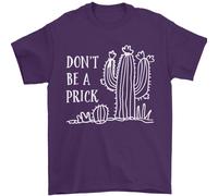 Diventa Un Prick Divertente Offensivo Maglietta Uomo Con Slogan 100% Cotone
