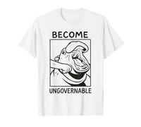 Diventa Ungovernable Funny Hippo Meme Maglietta
