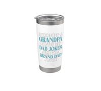 Diventare nonno significa che il mio papà Joke è ora Grand Dad Jokes Bicchiere termico in acciaio inox doppia parete