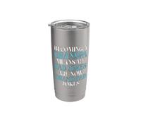 Diventare nonno significa che il mio papà Joke è ora Grand Dad Jokes Bicchiere termico in acciaio inox doppia parete