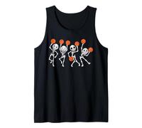 Diventente Halloween Basketball Dancing Skeleton Women Men Canotta