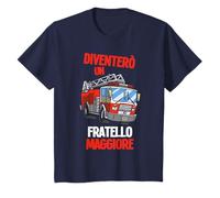 Diventerò Un Fratello Maggiore Camion De Pompiers Maglietta