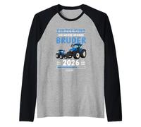 Divento Grande Fratello 2026 Trattore Bambino Bambino Ragazzi Maglia con Maniche Raglan