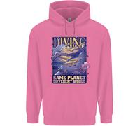 Diver Same Planet Different World Uomo Felpa