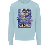 Diver Same Planet Different World Uomo Sweatshirt Jumper