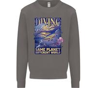 Diver Same Planet Different World Uomo Sweatshirt Jumper