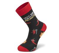 DIVER SOCKS Calzini uomo divertenti-Calze birra uomo disegni con stampe divertenti ideali come regali originali per uomo-Made in Spagna e validi dalla taglia 40-46, Mi sento piccante, 36-40