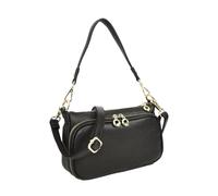 Divergent Retail Borsa a tracolla da donna in vera pelle, multi scomparto con manico corto staccabile, Georgina, Multi, Large