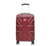 Divergent Retail DR631 Hard Shell Quattro Spinner Ruote Valigia Da Viaggio TSA 3-Digit Combinazione Blocco Vino, vino, Cabin, Valigia espandibile rigida