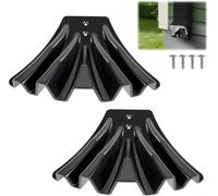 Divergente Acqua Piovana ABS 2 Installazione per facile Divergente(Black) | Materiale ABS per robusto, resiste a gelo e per sole, durata anni, installazione fai-da-te attrezzi speciali