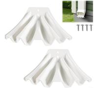 Divergente Acqua Piovana ABS 2 Installazione per facile Divergente(White) | Materiale ABS per robusto, resiste a gelo e per sole, durata anni, installazione fai-da-te attrezzi speciali