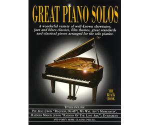 DIVERS AUTEURS Great Piano Solos - The Black Book (Tascabile)