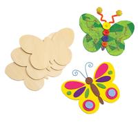 divers - Colorations - Versier je Eigen Houten Vlinders Set van 12 NUOVO