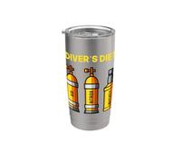 Divers Dieta Divertente Immersioni Immersioni Nitrox Air Dieta Umorismo Uomini Bicchiere termico in acciaio inox doppia parete
