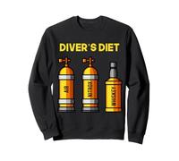 Divers Dieta Divertente Immersioni Immersioni Nitrox Air Dieta Umorismo Uomini Felpa