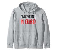diversamente in orario Felpa con Cappuccio