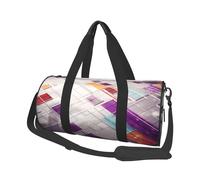 Diverse borse da viaggio colorate di grande capacità e borse sportive maniglie ad anello nella parte superiore borse del fine settimana e borse rotonde possono essere utilizzate sia da uomini che da