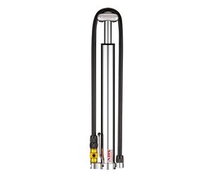 Diverse Lezyne Pompa Micro Floor Drive HV, Argento Opaco, Misura standard