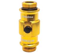 Diverse Lezyne Standpumpe ABS Flip Thread Chuck, oro, misura standard